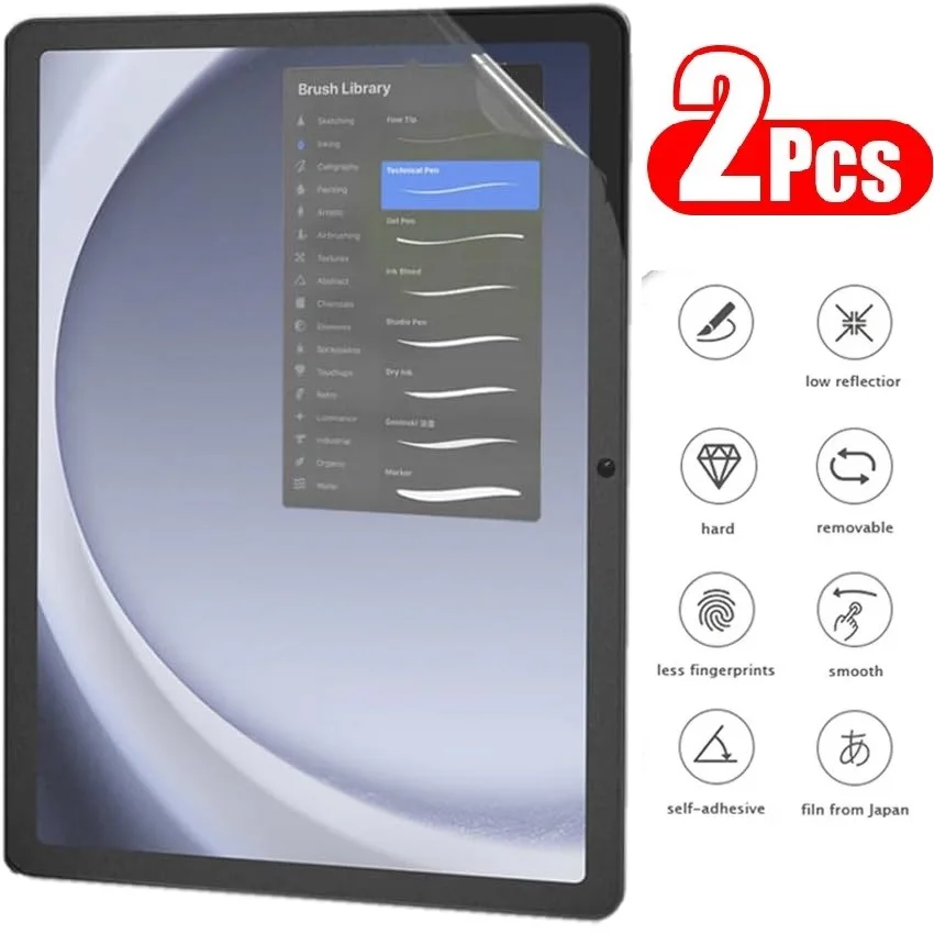 2-Pack Paper-Feel Screen Protector for Samsung Galaxy Tablets