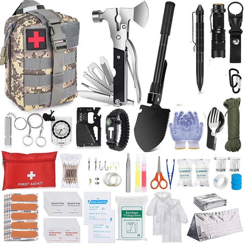 Survival Kit Portable First aid Kit Tourism Equipment Tactical