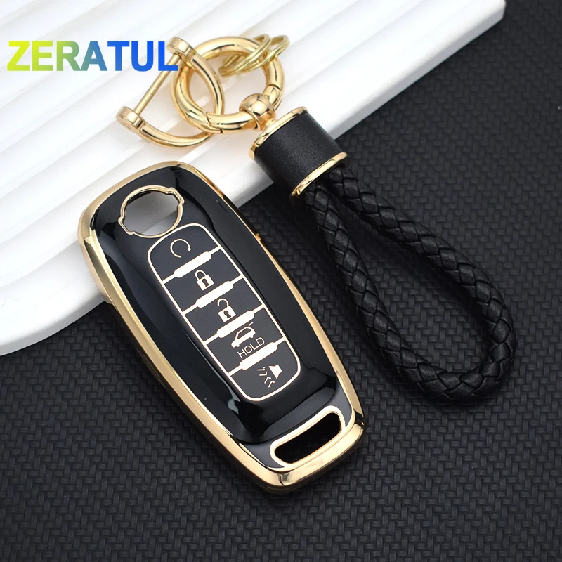 Per Nissan X-Trail T33 Qashqai 2022 J12 Ariya Altima Teana 2022 2023 2023 Juke Tpu Car Key Case Cover Shell Fob Accessori