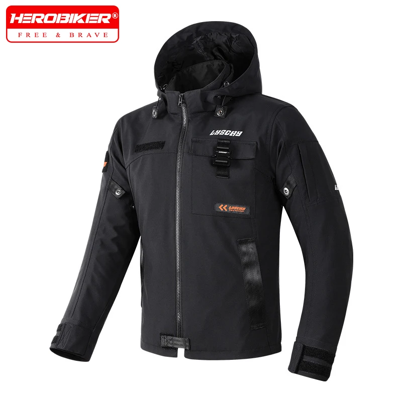 겨울 오토바이 재킷 남성용 보온 방풍 모토 라이딩 재킷 라이딩 안전 코트 내장 보호 패드 및 따뜻한 라이너
