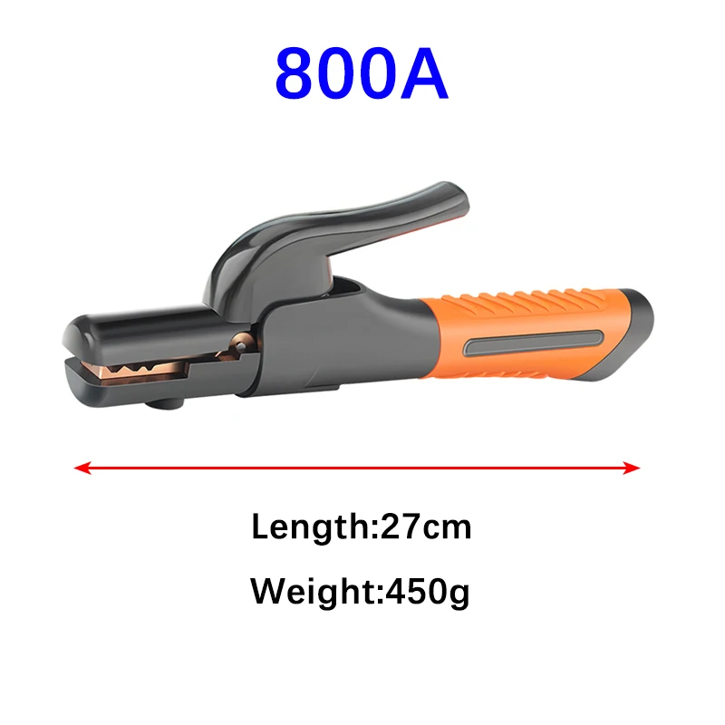 300A 600A 8000A Electrode Holder Stick Welding Rod Copper Non-slip Handle Cable Welding Clamps Tool Heat Resistant - Image 4