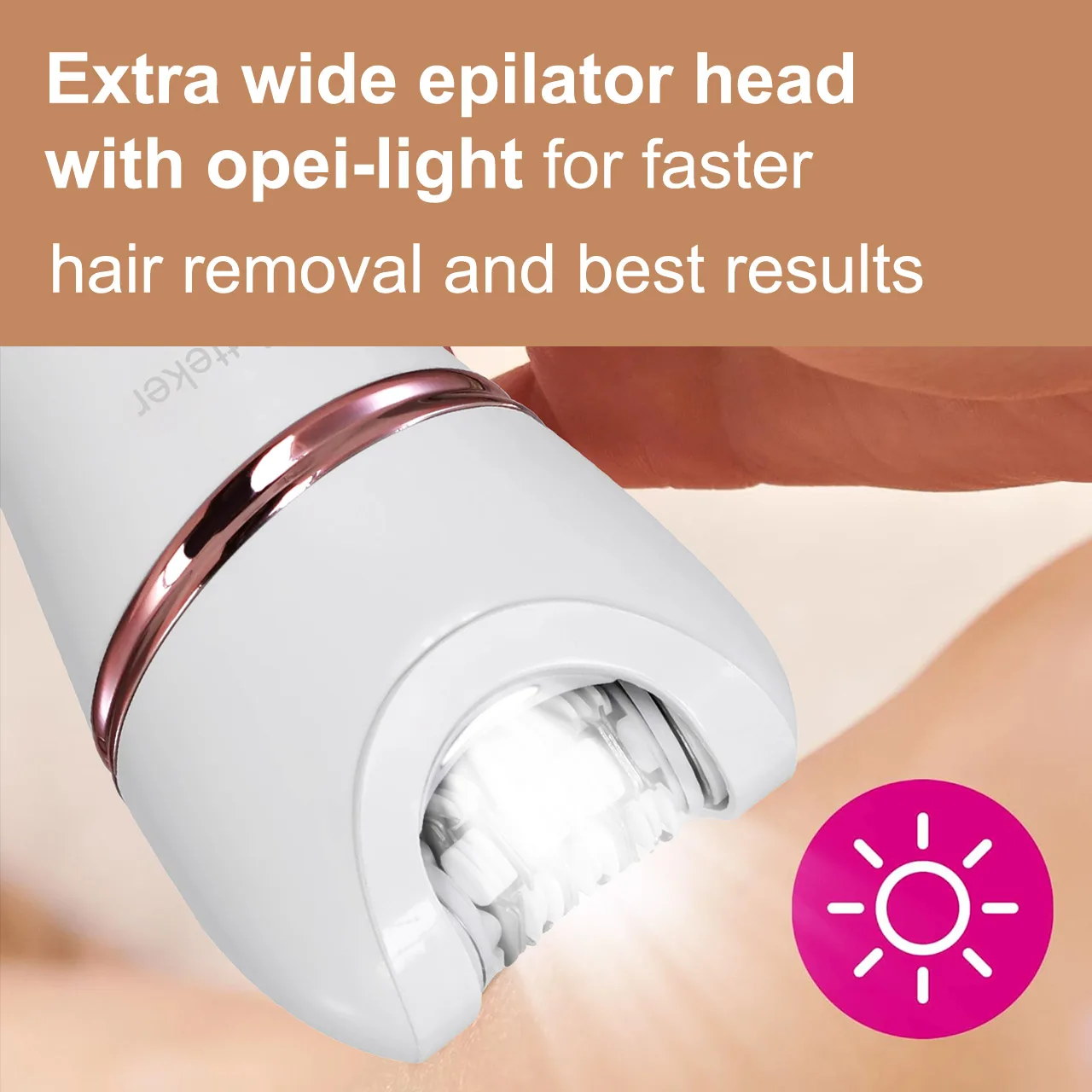 Hatteker epilator för kvinnor hårborttagning för ben bikini ansikte_voghion.com
