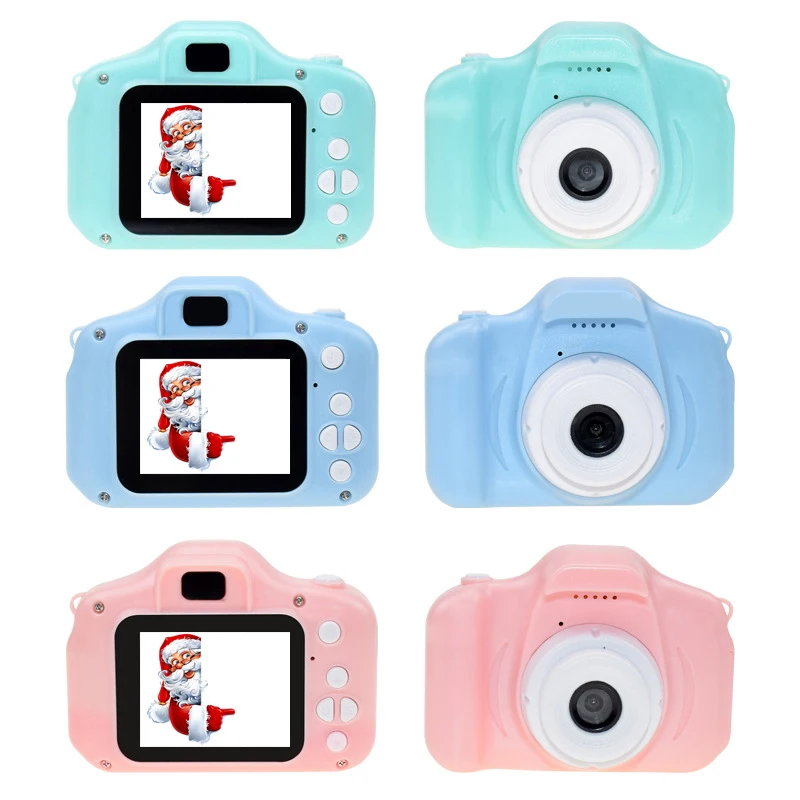 Portable Kids Digital Camera 8MP Front Camera 1080P HD Video Photography Projection 2.0 Inch IPS screen chid Fun Mini digital camera