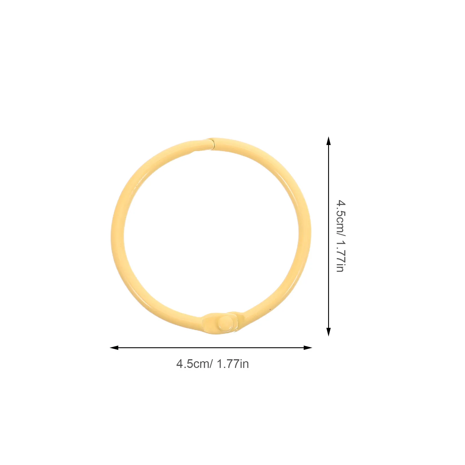 30개 금속 바인더 링 스냅 오픈 루즈 리프 인덱스 카드 플래너 스크랩북 공예 사진 앨범 DIY 바인딩 링 (사무실/학교용)