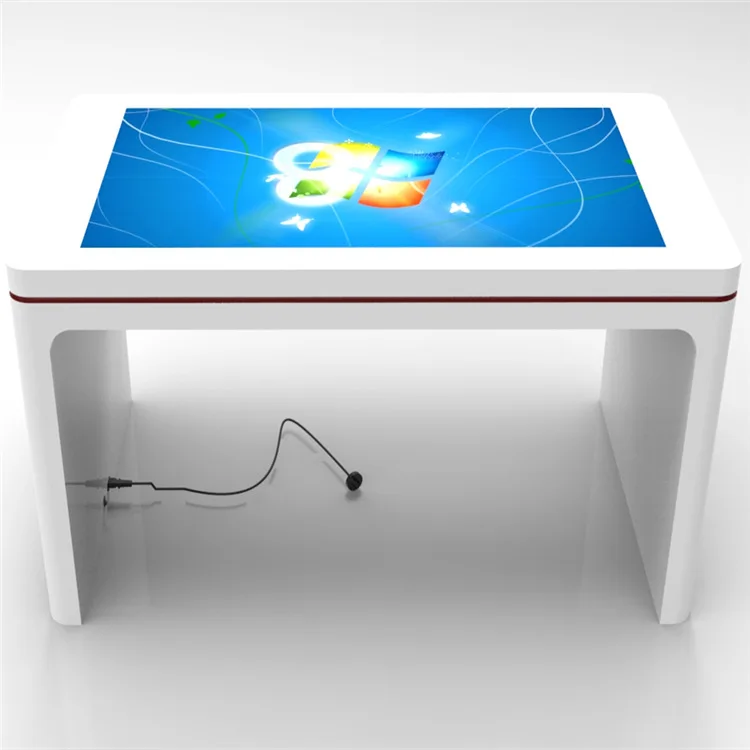 Mesa de juegos inteligente interactiva con pantalla táctil LCD, juego de  mesa de publicidad multitáctil para cafetería, Bar y familia, 43, 49, 55