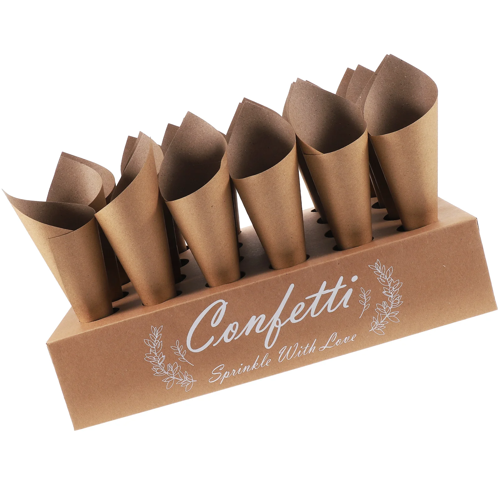 

Nolitoy Wedding Confettis Cone Stand Box Craft Paper Petal Cones Dried Flower Petals Cone Holder