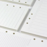 A5 A6A7 45 Sheets Loose Leaf Notebook Refill Spiral Binder Inner Page Weekly Monthly To Do Line Dot Grid Inside Paper Stationery 1