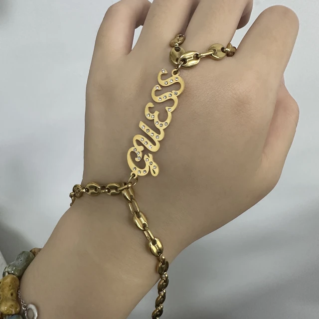Rose Gold Name Bar Bracelet, Custom Initial & Heart Engraved Bracelet,
