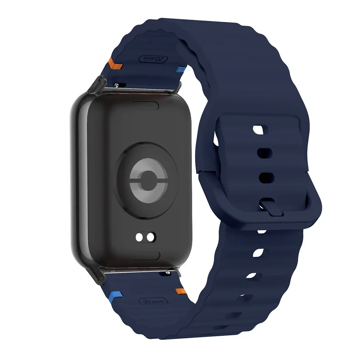 Wave Pattern Silicone Sports Strap | Replacement Wristband