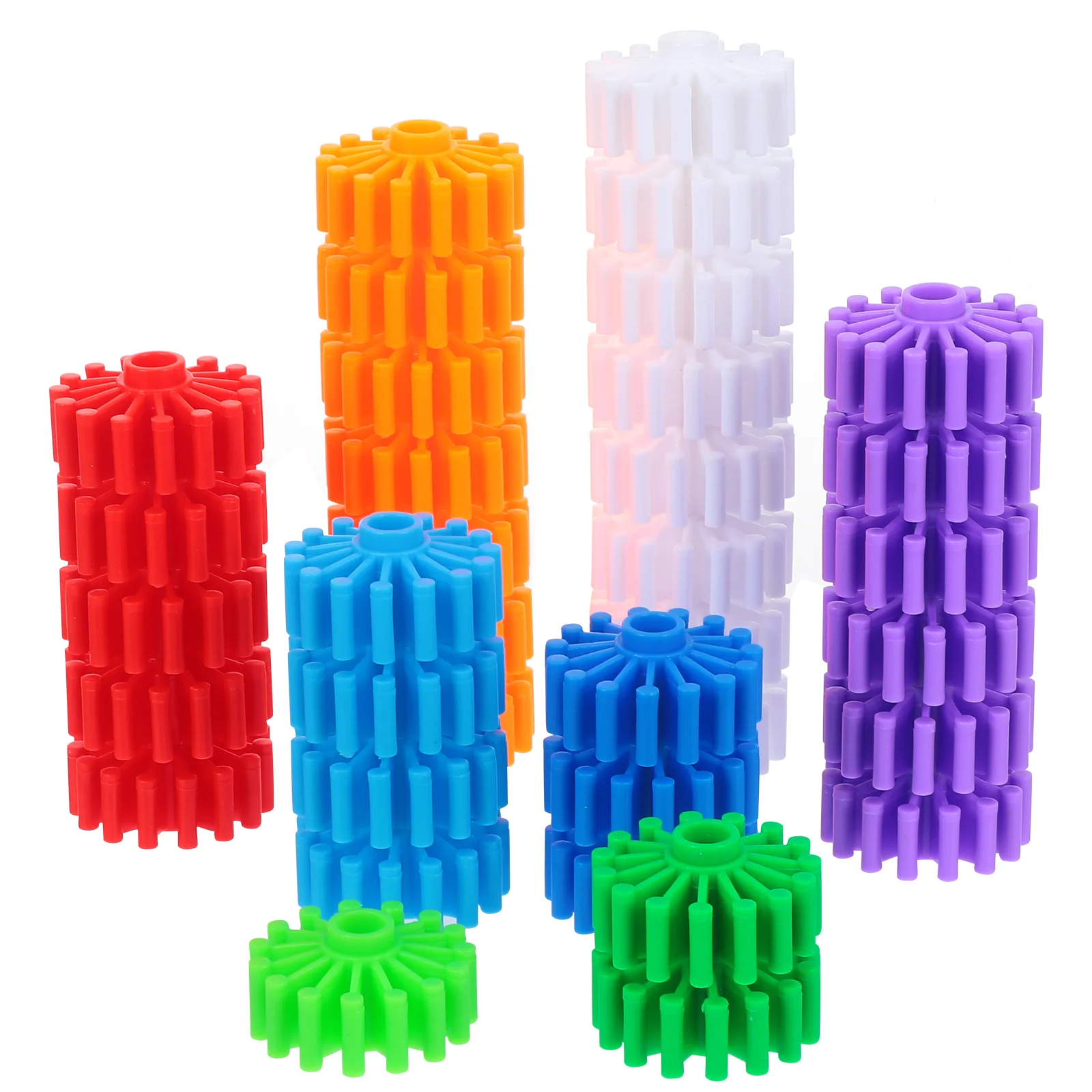 Grain Gear Blocks Toddler Puzzle Building Kit Interlocking Toys Gears Abs Preschool Gifts Early Educational Kids