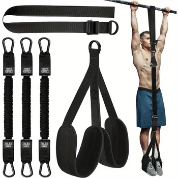 Chest-building fitness resistance training belt for men with adjustable tension. 1