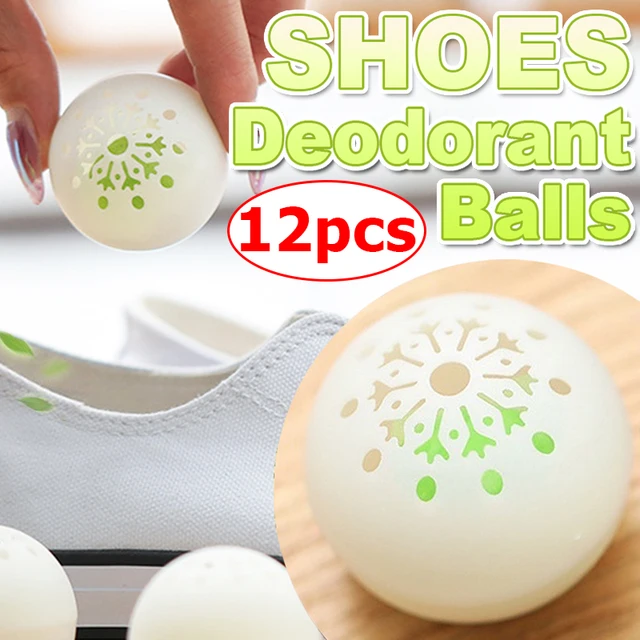 12/6/1Db Cipő Dezodor Golyók Frissítő Jázmin Illat Mindennapi Alapvető Lábápolás Lábbeli Illata Otthoni Szekrény Friss Golyó