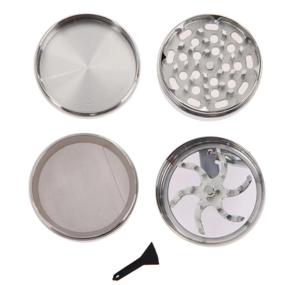 40MM Tobacco Grinder 4-layer Manual Metal Zinc Alloy Herb Mill Spice Crusher Smoke Grinder Crusher Muller Accessories Nut Spice Grinder Herb Grinder Herb Spice Grinder