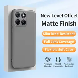 Enhanced Magnetic Phone Case - Clear Matte Soft TPU Silicone Cover for Edge 70 Fusion (Without magnetism 4)