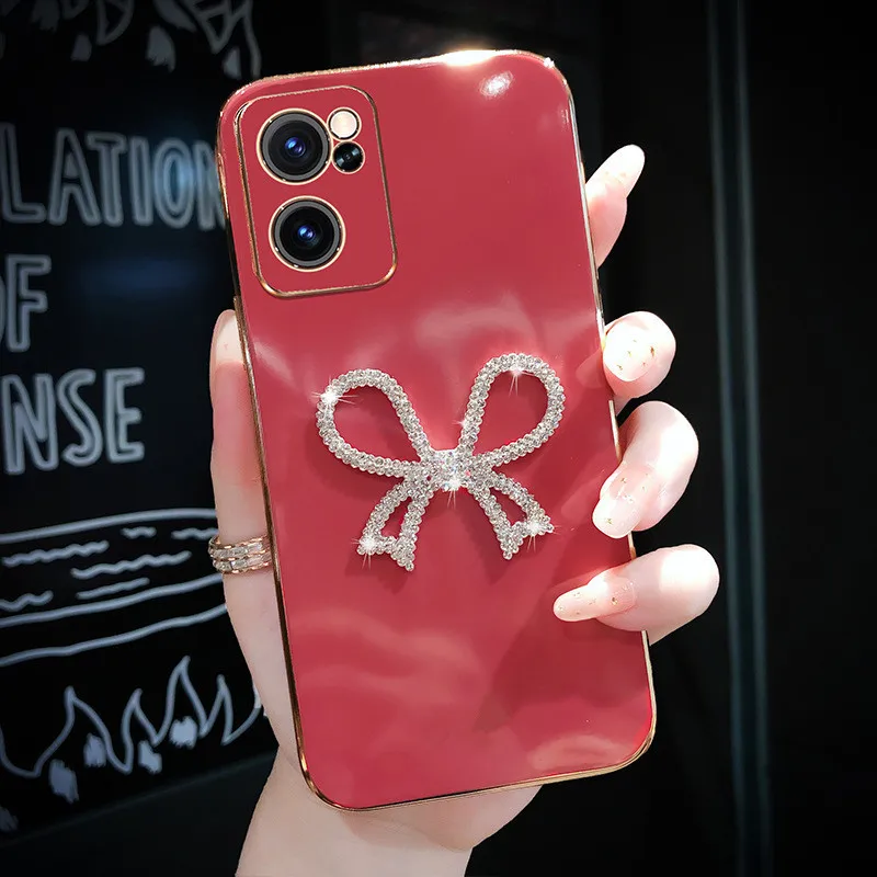 Coque de téléphone de luxe à paillettes avec nœud en diamant pour Samsung Galaxy S25 S23 Ultra Coque en silicone pour Samsung S24ultra S22Plus S21FE S20FE s10_voghion.com