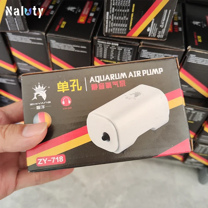 3W Silent Aquarium Air Pump Ultra Silent Fish Tank Air Compressor 220V-240V 110V Bubble Pump for Aquarium Oxygenation 5