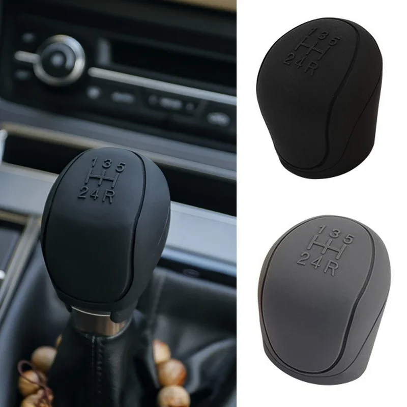 Silicone Non-Slip Gear Shift Knob Cover - Protective Car Interior Accessory