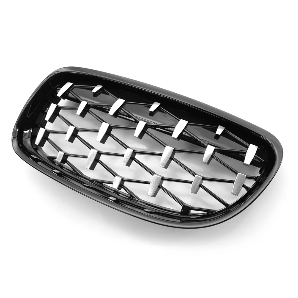 자동차 스타일링 전면 키드니 그릴 크롬 블랙 더블 슬랫 스포츠 스타일, 전면 후드 키드니 그릴, BMW 3 시리즈 E90 E91 2008-2011
