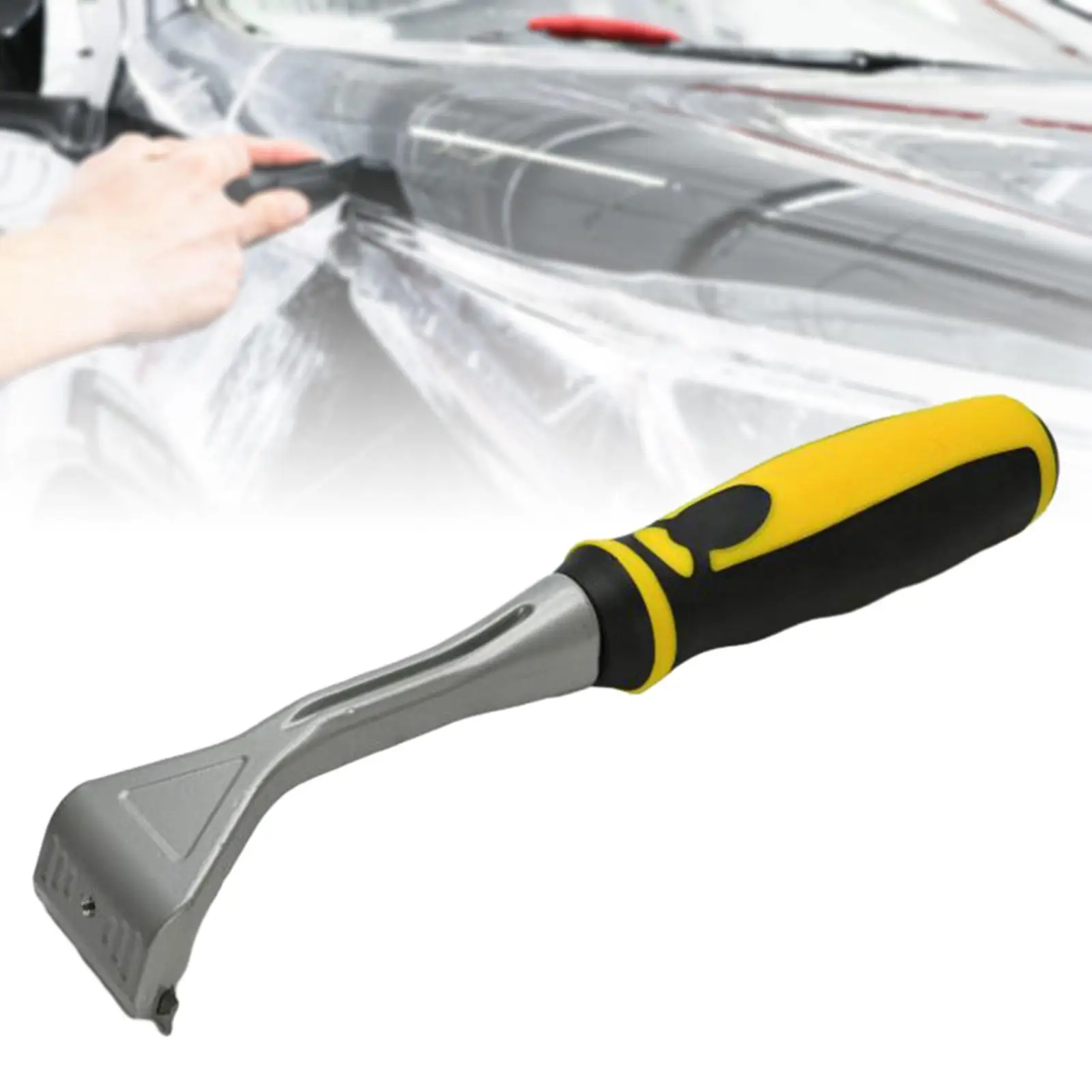 

Blade Scraper Tool Paint Removal Tool Multifunctional Comfortable Grip 10x2inch Aluminum Headed for Floor Tile Adhesive Sturdy