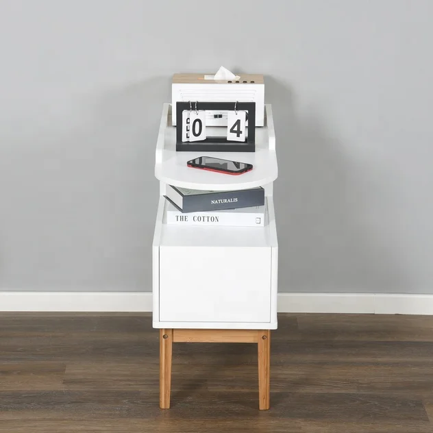 Luxury Quality Cheap Price Modern Wooden Side Table Nordic Living Room Storage Corner Cabinet Organizer Side Tables for Bedroom