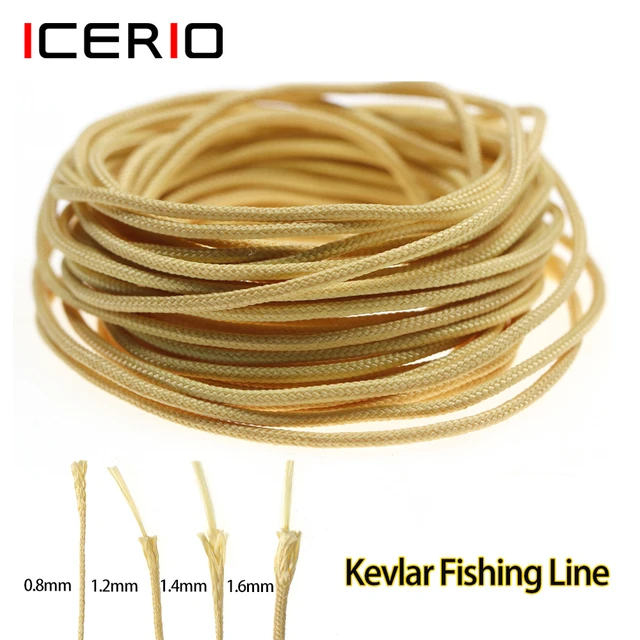 ICERIO 150-300lb Kevlar Fishing Line String Braided Fishing Line For  Slatwater Boat Fishing Binding Jigging Assist Hook Lure - AliExpress