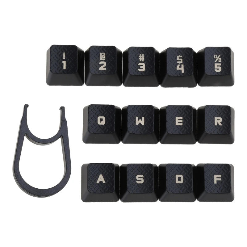 

13PCS Mechanical Keyboard Keycaps for G910 G810 G413 G310 Romer-G Keycap Backlit for Key Cap Black Texture Drop Shipping