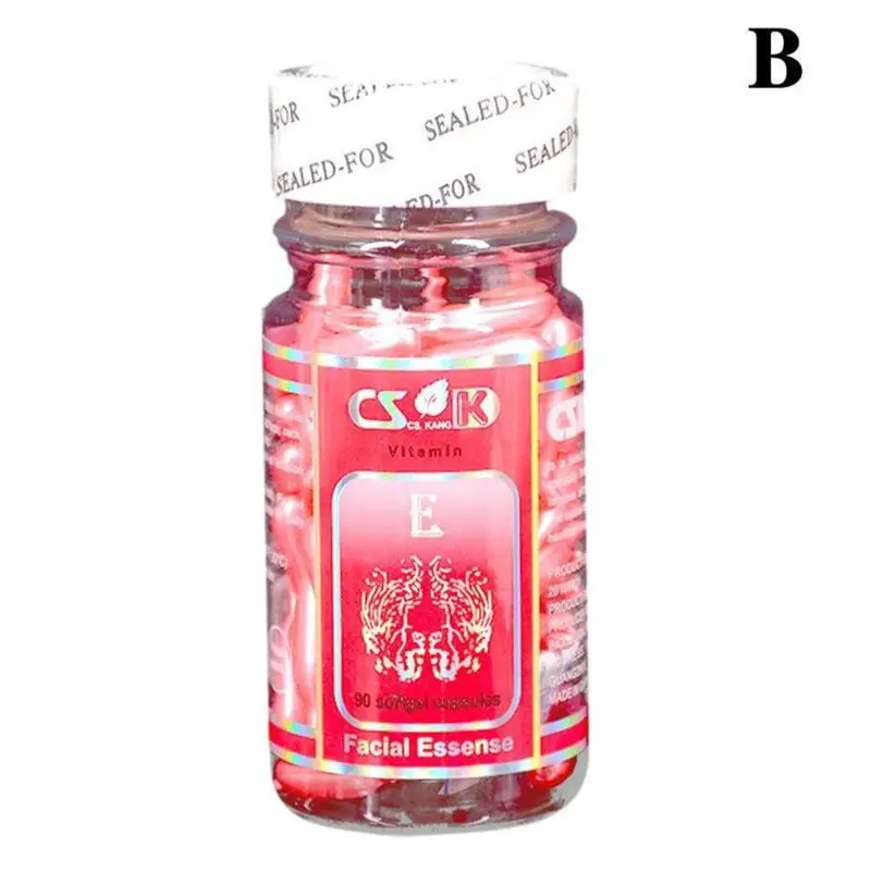 90 pz Capsule di Vitamina E Sbiancamento Della Pelle Viso Siero Anti-Rughe Siero Anti-Invecchiamento per Viso Trattamento Degli Occhi Idratante pelle_voghion.com