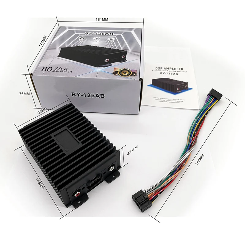 stock Car Audio Processor DSP Amplifier Universal Android Car Radio