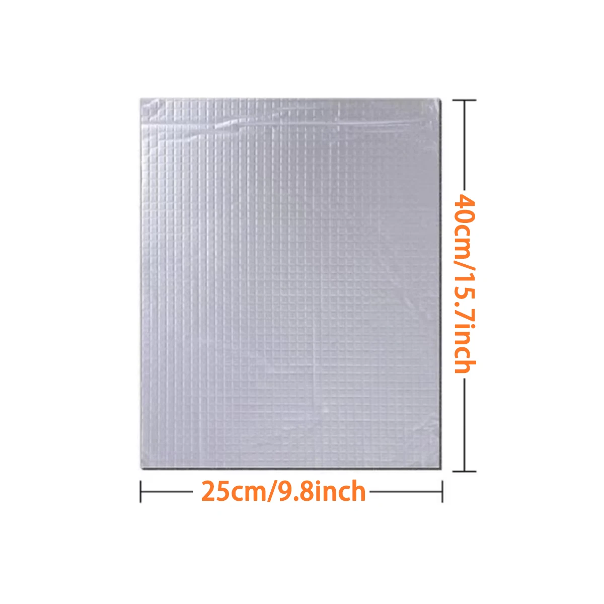 Car engine hood soundproof and silent square aluminum foil insulation pad Soundproofing pad and soundproof cover accessories
