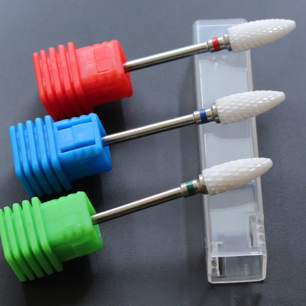 1 PCS 3/32" Ceramic Nozzle Nail Drill Bit For Manicure Nail Milling Electric Drill Accessory Tools,nail art tools,nail drill bit,nail drill bits,nail drill,nail drill set,nail drill kit