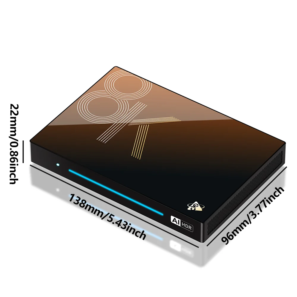H96 MAX M9S Android14 ATV Octa-core CPU AI VisionPQ Smart TV Box WIFI6 BT5.4 8K UHD 4K120FPS 1000M/LAN Set Top Box Google Player