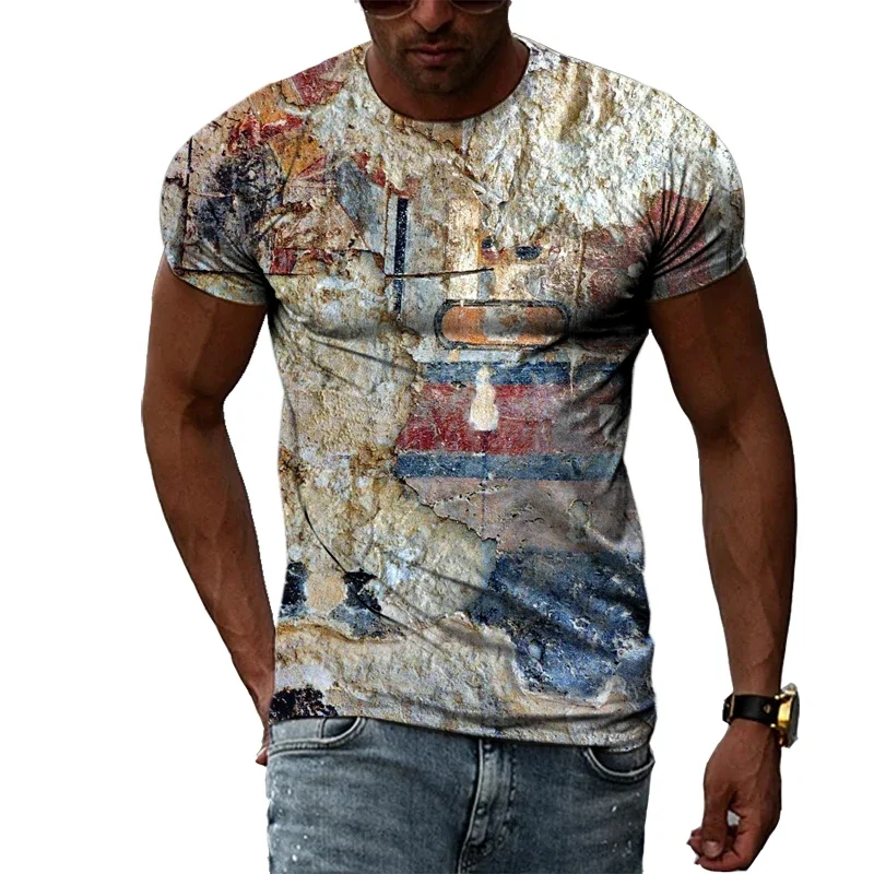 

3D Printed Stylish Casual Men's T-shirt