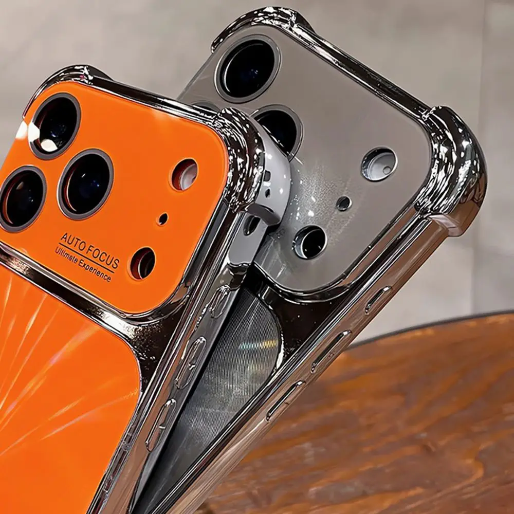 Aurora Laser Shockproof Luxury Plating Bumper Case