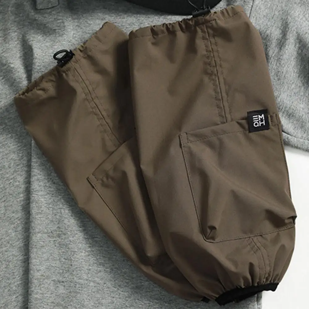 1Pair Fashionable Workwear Pocket Sleeves Oil Waterproof Oversleeve Anti-dirty Arm Sleeves Protector Extended Outdoor Sleeves