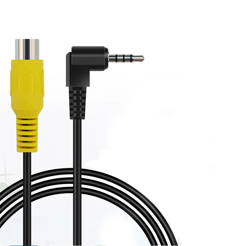 Cable Adaptador De 2.5 Mm A RCA Hembra - Ángulo 90°, 20 Cm De Largo - Pack De 2 Unidades - Para GPS, Dash Cam, Tabletas