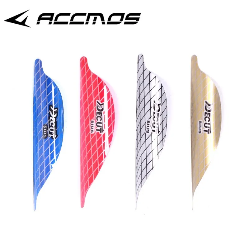 

50pcs Archery Spin Vanes 1.56/1.75/2 inch Spiral Feather Right Wing For DIY Arrow Archery With Tape Arrow Accessories