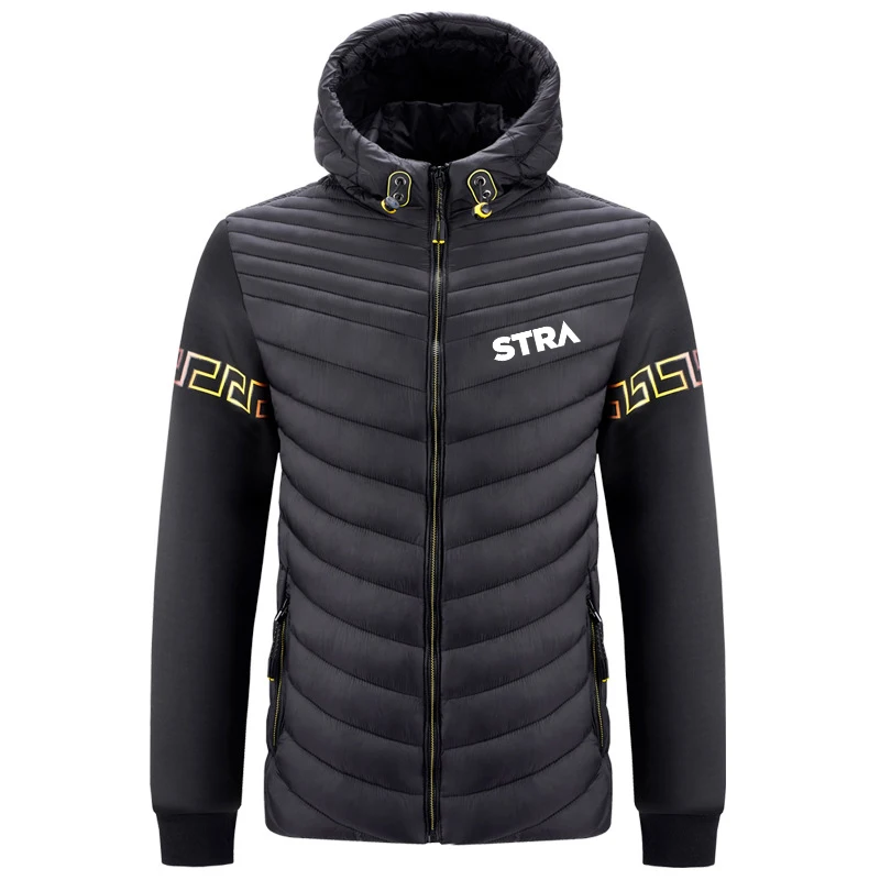 

2022 New Men's Casual Jackets Winter Warm Fashion Printed Hooded Cotton Clothes High Quality Clothes Outerwear