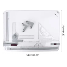  Portable Drafting Board, Easily Adjustable Drafting and Architecture Tool for Students and Professionals, Drawing Board 