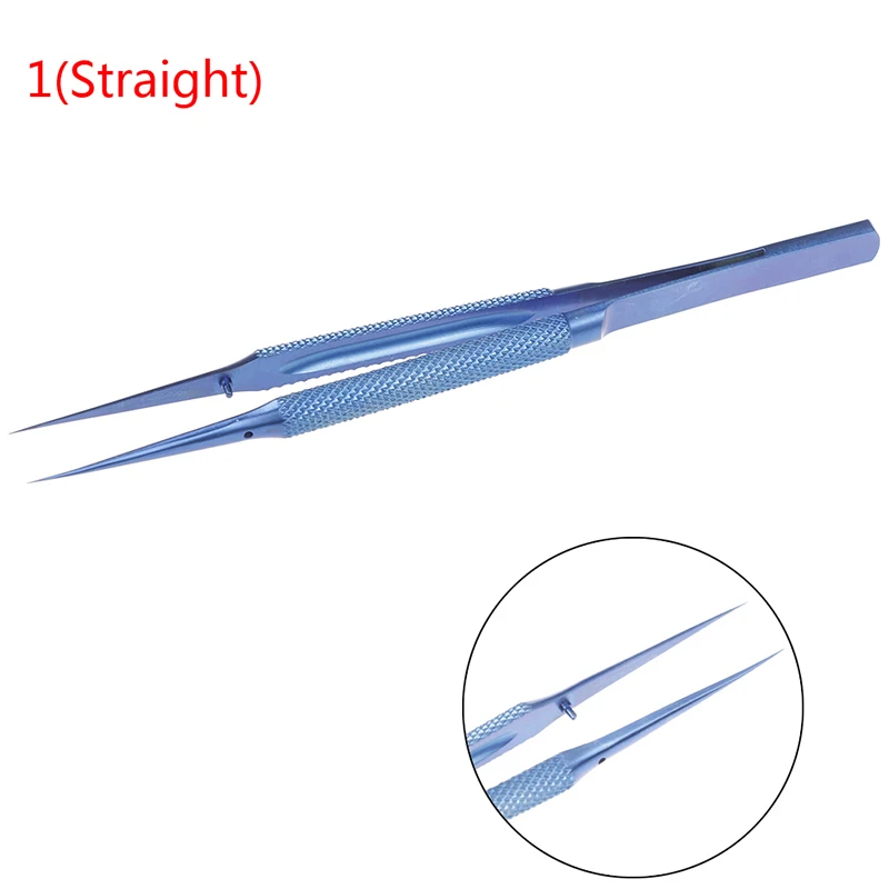 

1PC 14 cm Titanium Alloy Tweezers Repair Tool 0.15mm Edge Precision Fingerprint Tweezers For Picking Tools