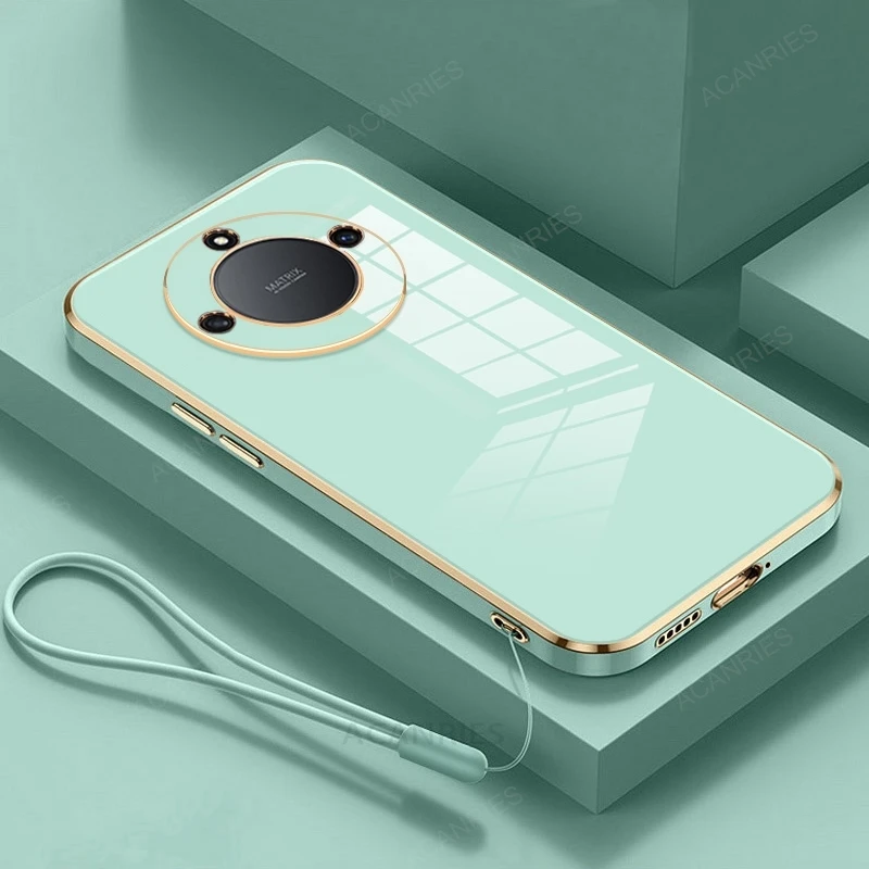 Shockproof Silicone Phone Case With Lanyard For Honor Series_voghion.com