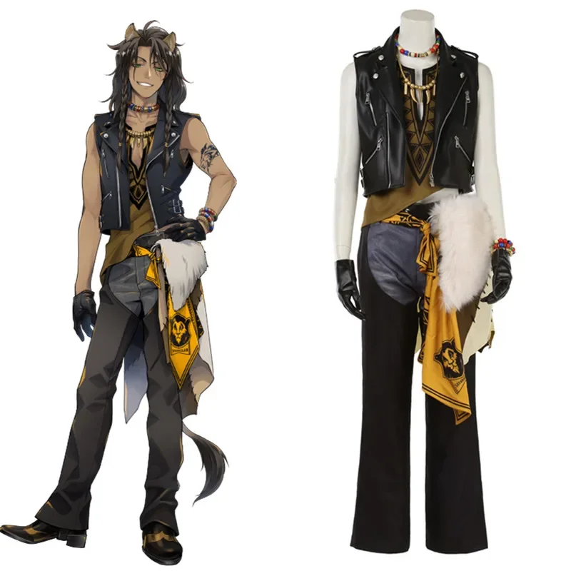 Gioco Twisted-Wonderland Savanaclaw Leona Uniform Cosplay Costume