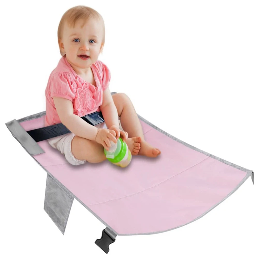 Baby Pedals Bed Toddler Airplane Seat Extender Kids Plane Travel Foot Rest Toddler Travel Bed Hammock for Baby Kids