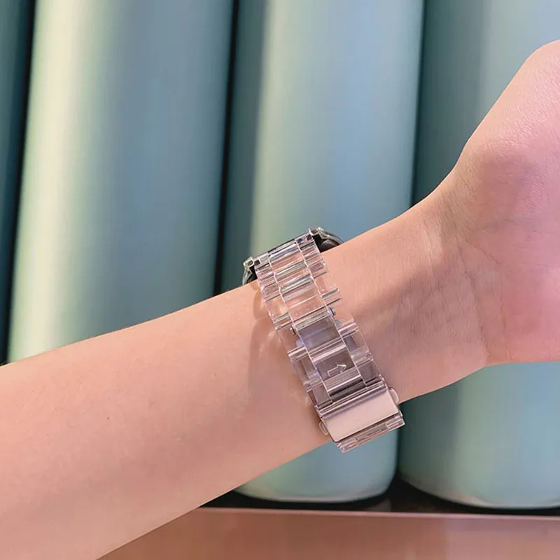 Transparent Bracelet-Style Strap for Samsung Watch Ultra - Elegant Women's Accessory
