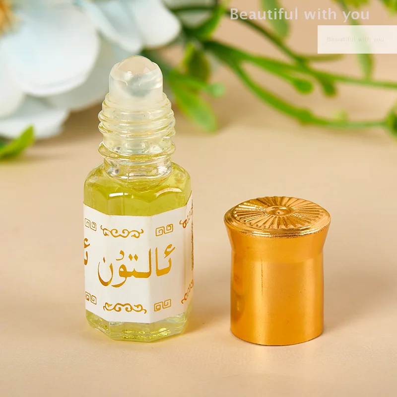 3ML Saudi Essential Oil Perfume Floral Notes Lasting Fragrance For Women Flower Flavor Perfume Essence Oil Body Deodorization