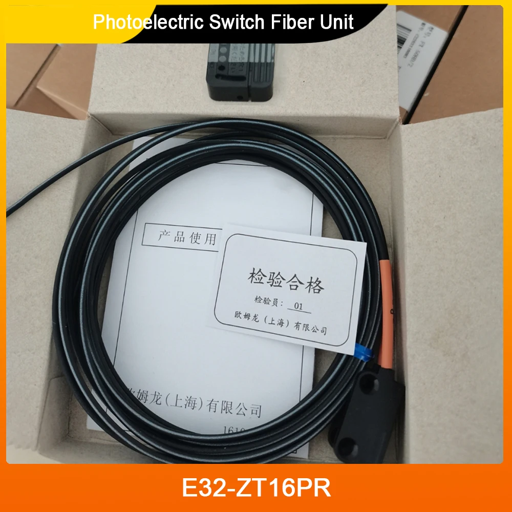 

New E32-ZT16PR Photoelectric Switch Fiber Unit Fiber Optic Sensor Area Through Beam High Quality Fast Ship