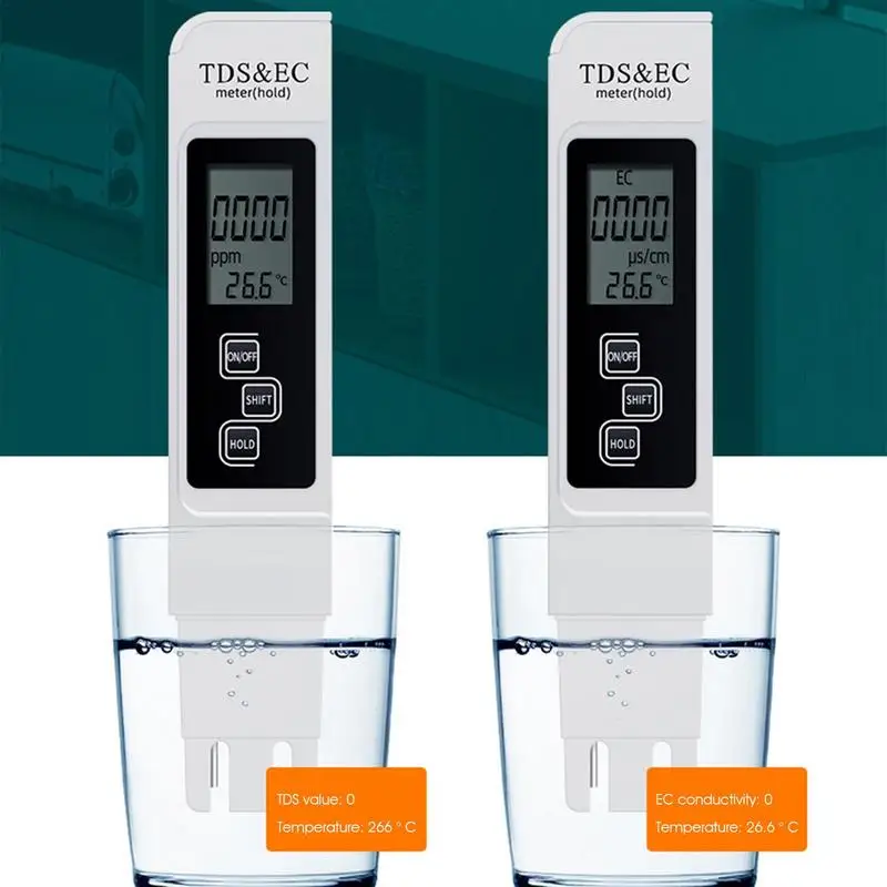 TDS Meter Digital Water Tester Water Quality Tester For Drinking TDS Aquariums And Swimming Pools