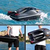 Hj817 Rc Boat 12v High-Power Nesting Boat Gps Positioning 500m Automatic Return Three Compartment Feeding And Net Pulling Boat 4