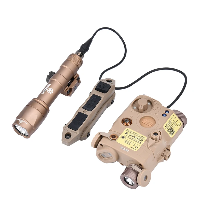 WADSN PEQ15 UHP Laser M600 M600C Flashlight Set Red Green Sight