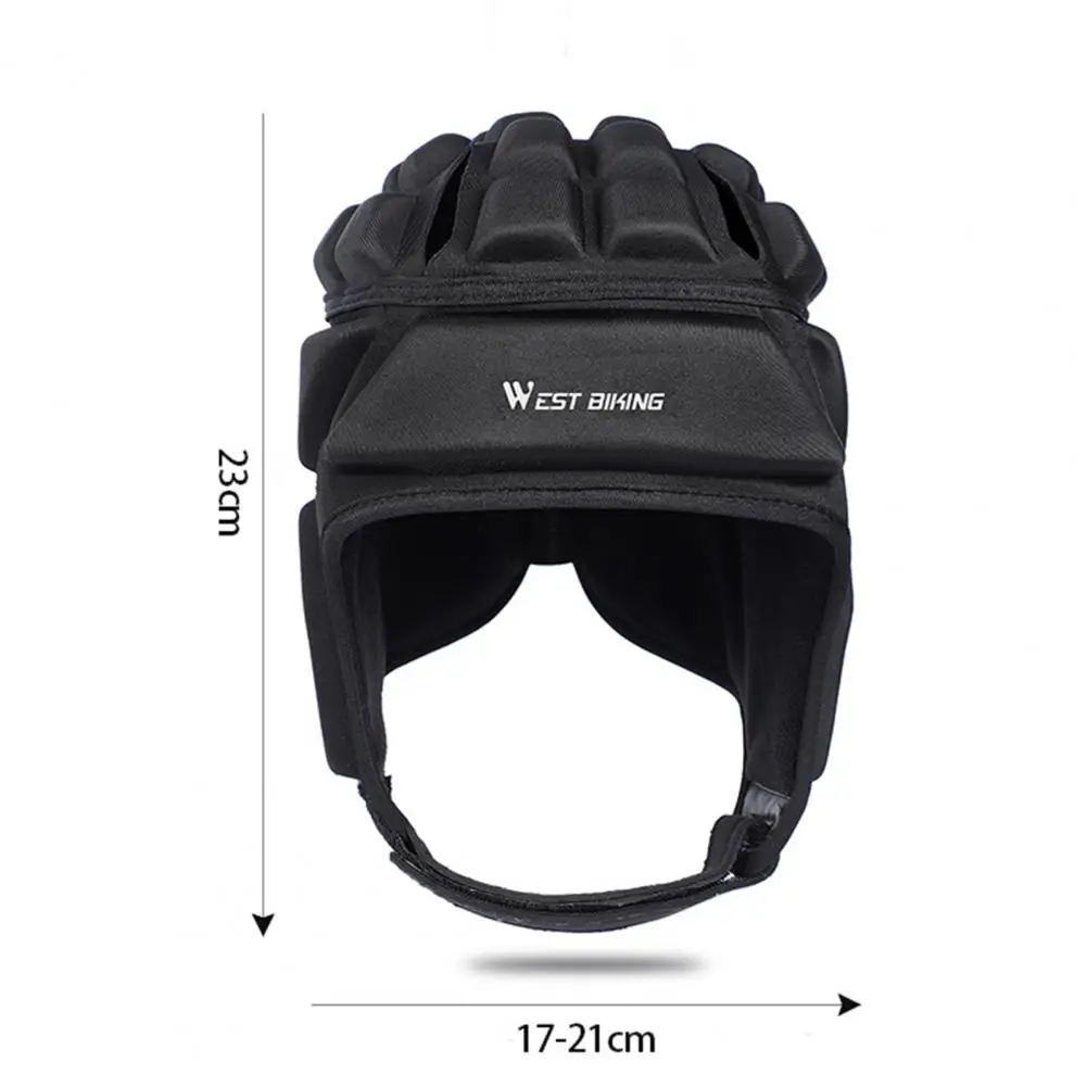Fashion Anti-abrasion Soft Football Helmet Unisex Rugby Helmet Press Resistant Padded Headgear for Goalkeeper