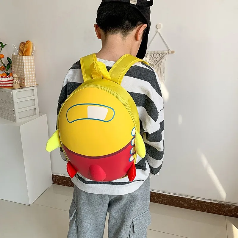Children Backpacks School Bags Cute Cartoon Airplane Shaped Kindergarten Backpack Toddler Kids Student Schoolbag for Girls Boys 2